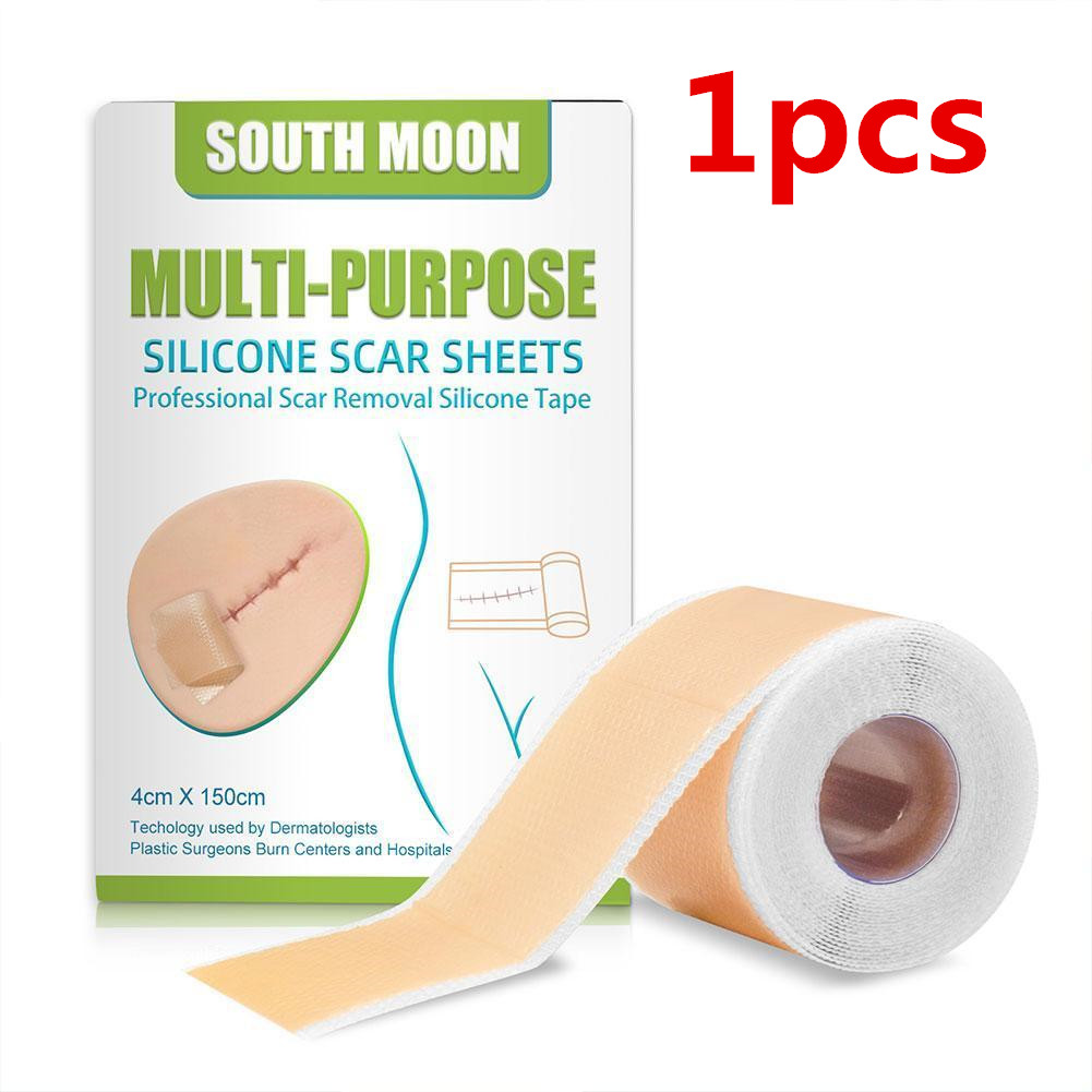 1/3/5/10 Roll Silicone Scar Sheet Painless Scar Repair Tape Roll Effective Scar Waterproof Breathable Ear Beauty Sticker