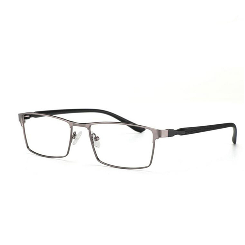 0 -0.5 -0.75 To -6.0 Full Frame Photochromism Myopia Glasses Men Metal Square Sun Discoloration Short-sighted Eyeglasses Women