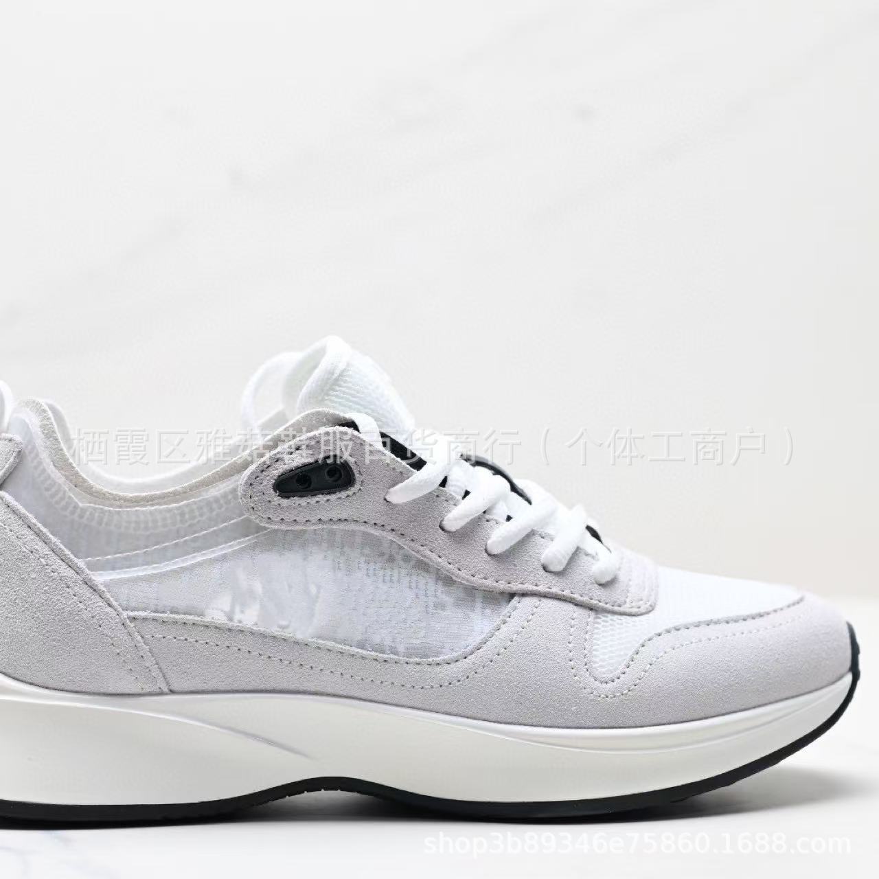 Fashionable Embroidered Low-Top Dad Shoes D-Home B25 Station Casual Thick-Heeled Sports Shoes for Men Retro Rubber Outsole