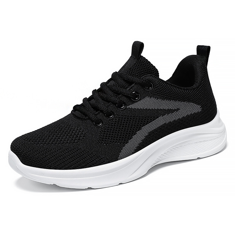 Women Casual Sport Shoes Breathable Lightweight Sneakers Outdoor Mesh Black Running Shoes Athletic Jogging Tenis Walking Shoes