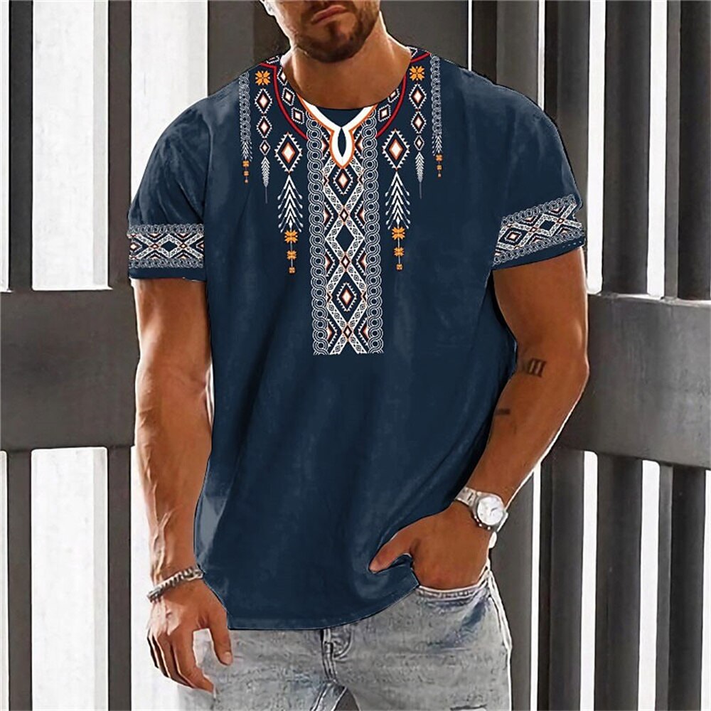 Africa Ethnic T-Shirts African Dashiki 3D Printed Men Women Fashion Streetwear Oversized Short Sleeve T Shirt Tees Tops Clothing