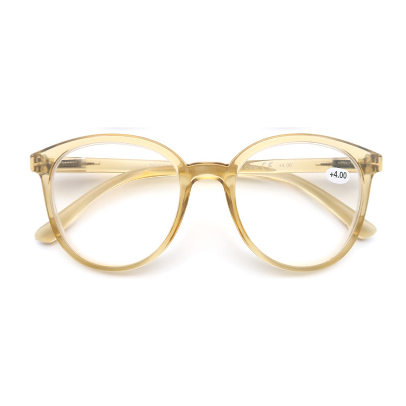 MODFANS Oversized Reading Glasses For Women and men,Classic Round Sunglasses Readers Frame with Spring Hinge +0.5 ~ +4.0