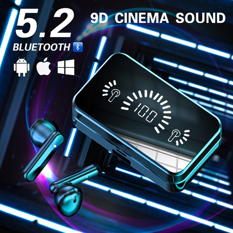 TWS Wireless Headphones Fone Bluetooth 5.0 Earphones sport Earbuds Headset With Mic Charging box Headphones For all smartphones