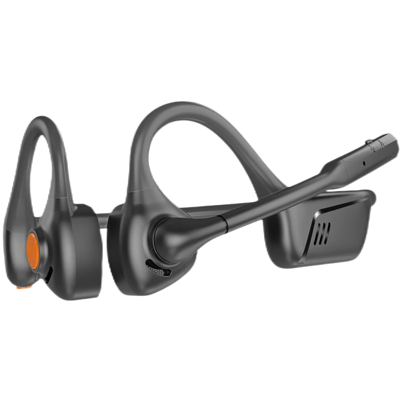 Open Ear Bluetooth 5.1 Headset Aptx HD/ LL Noise Canceling Microphone, Long 24H Wireless Headset  for Cellphone PC Laptop