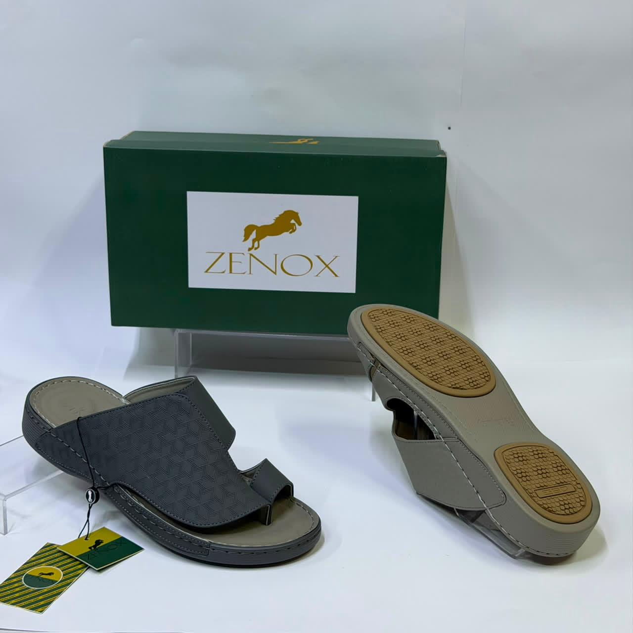 ZENOX Men's Comfortable Leather Sandals