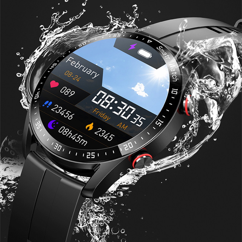 2023 New ECG+PPG Bluetooth Call Smart Watch Music player Sports Fitness Tracker Waterproof Smartwatch With Stainless Steel Strap