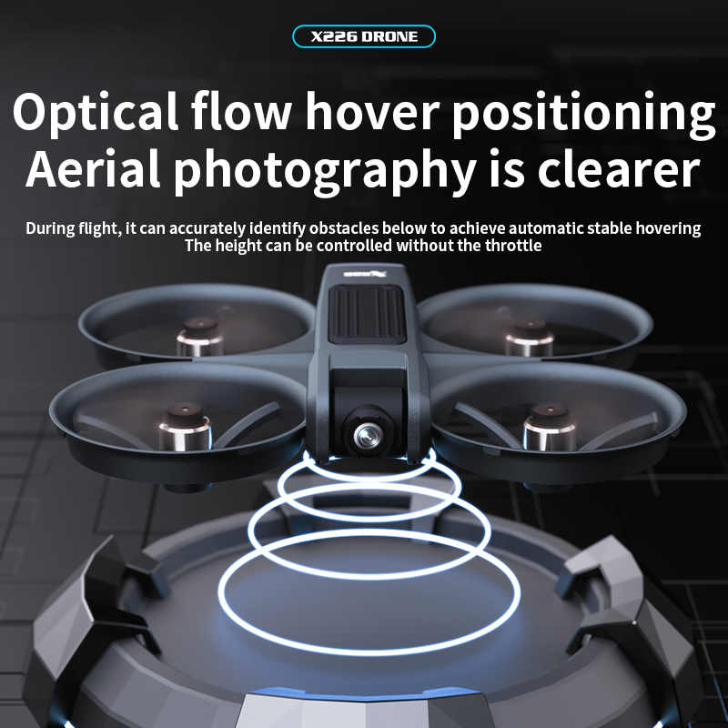 2025 X226 Drone Professional 4K Camera with Screen Remote Control 5G WiFi FPV UAV Brushless Optical Flow Hover RC Quadcopter Toy