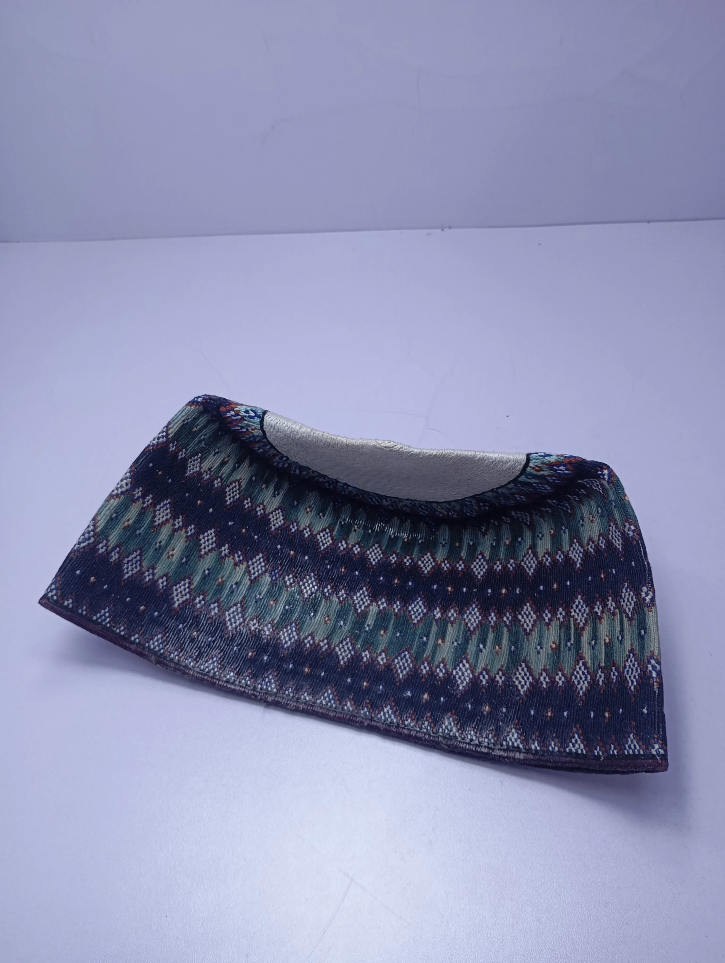 Original Handwoven Hausa Fulani Zawa Cap – Bangol Kindei Bama Style | Men’s Knitted Maiduguri Cap Sizeof 23 