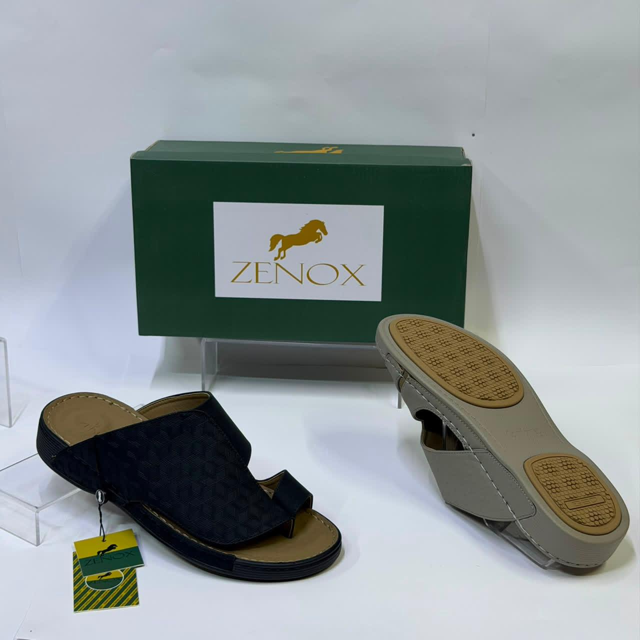 ZENOX Men's Comfortable Leather Sandals