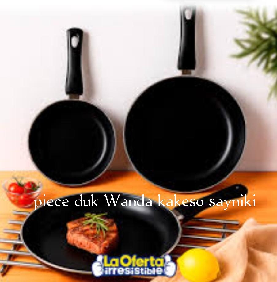 3-Piece Non-Stick Frying Pan Set