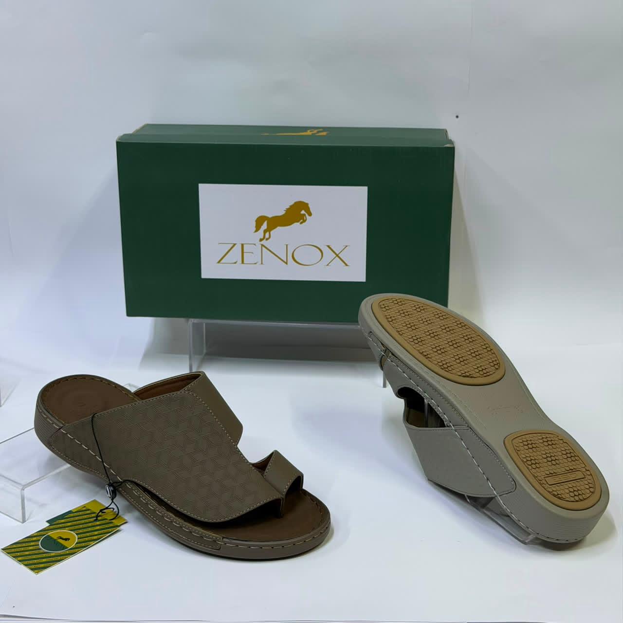 ZENOX Men's Comfortable Leather Sandals
