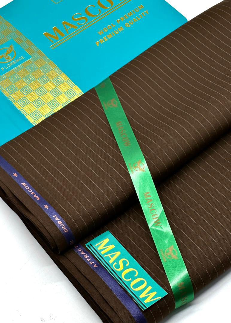 Mascow Stripe Wool Premium Quality Fabric