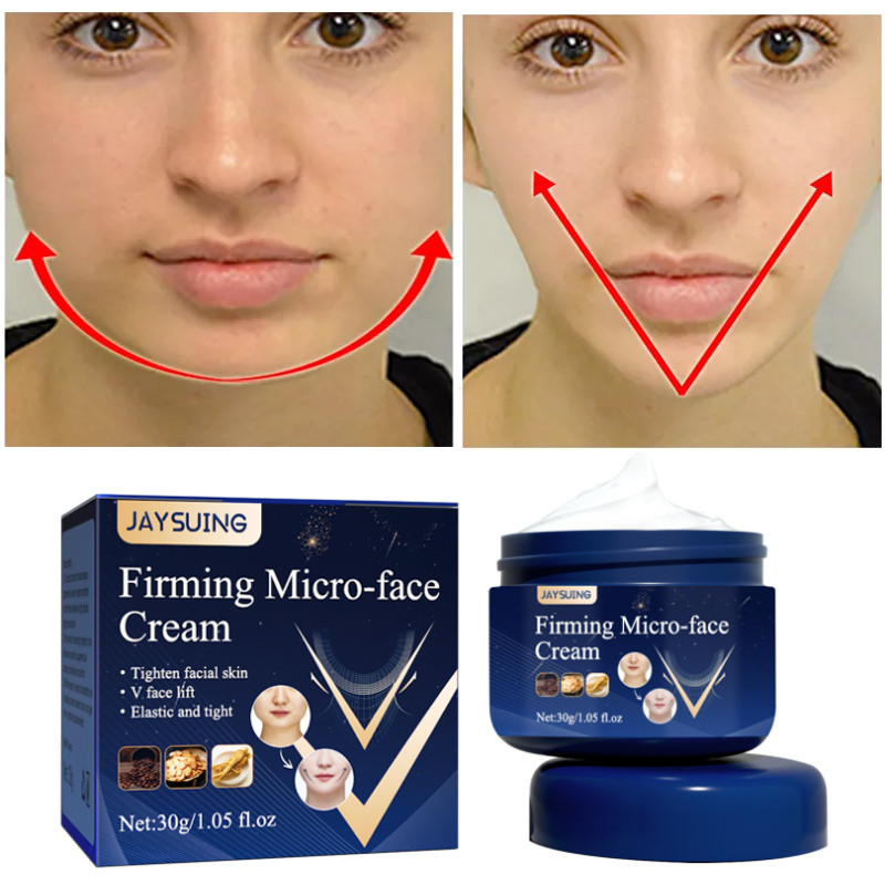 V-Shape Face Slimming Cream Lift Up V Double Chin Cheek Slimming Removal Masseter Muscle Face Fat Burning Anti-Wrinkle Skin Care