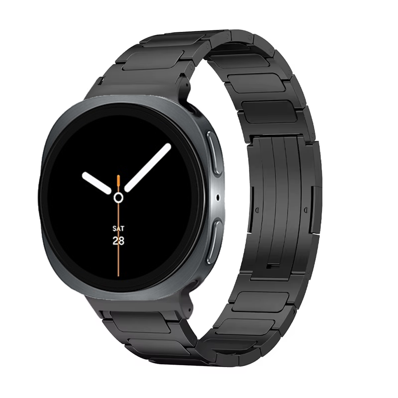 Titanium Metal Strap for Samsung Galaxy Watch 8 40mm 44mm/Classic 46mm Stainless Steel Band for Galaxy Watch 8 Ultra 47mm Correa