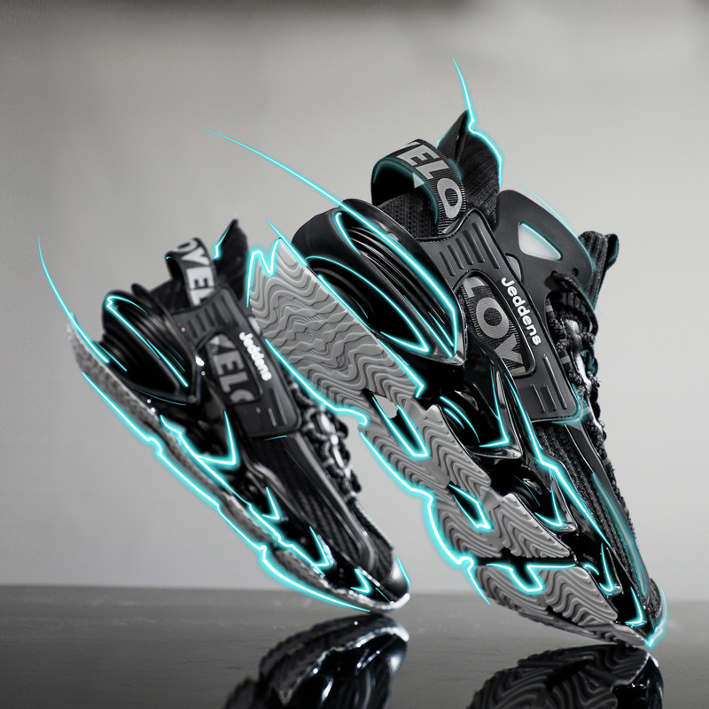 Men's Shock-absorbing Running Shoes Are Trendy Versatile Lightweight Comfortable Fashionable Men's Casual Sports Shoes