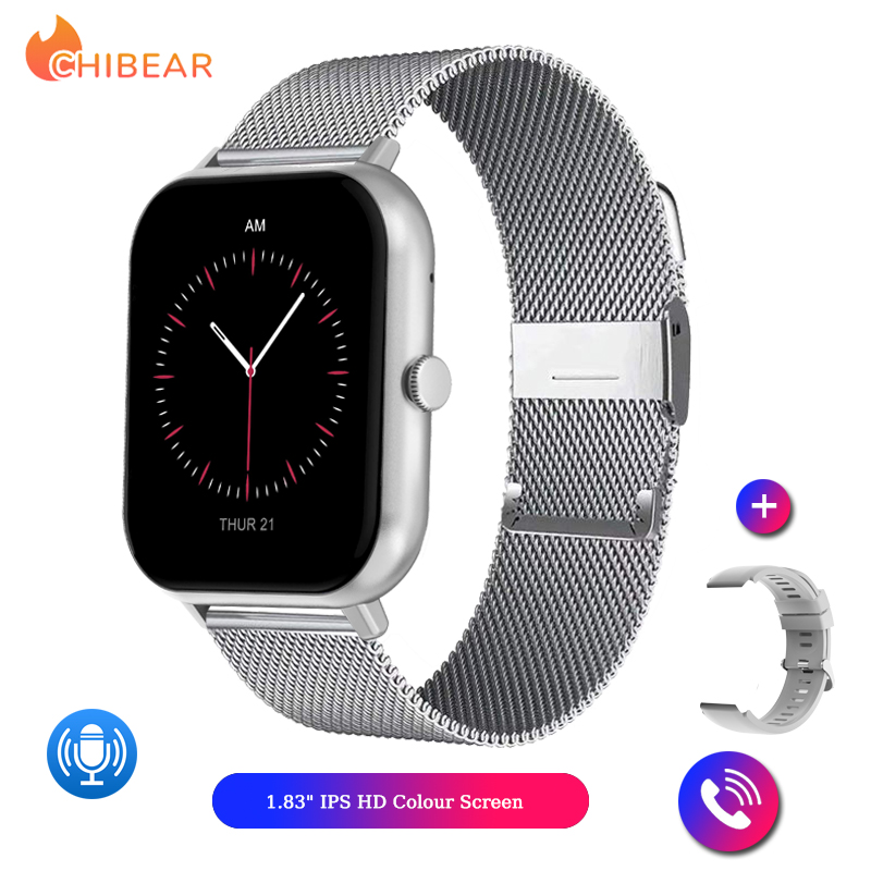 2025 Smart Watch For Women Full Touch Screen Fashion Watches Sports Fitness Tracker Clock Waterproof Smartwatch Lady Reloj Mujer