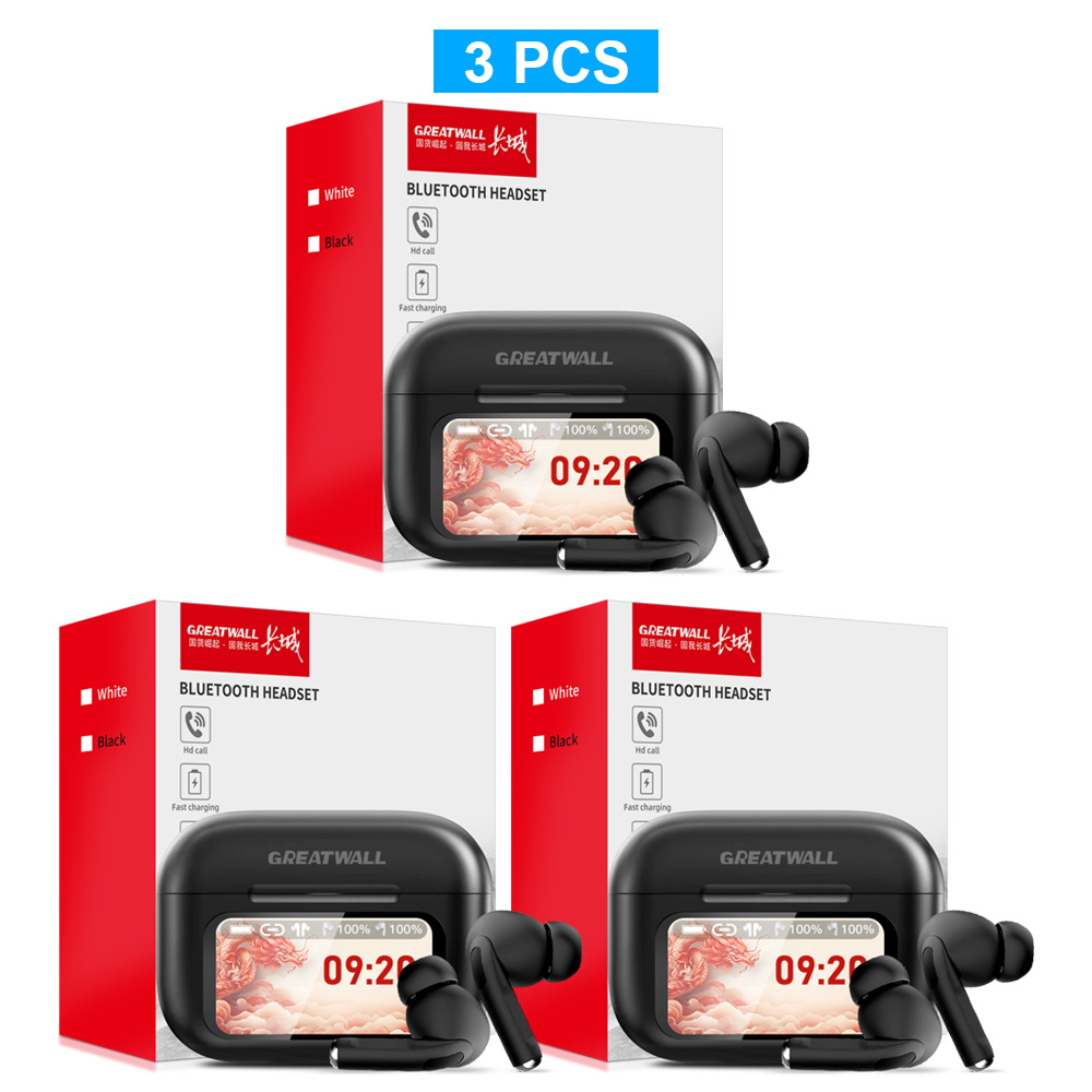 Original GREATWALL TWS Wireless Bluetooth V5.3 Earphones ANC Noise Reduction HiFi HD Call Earbuds Music Headsets Touch Control