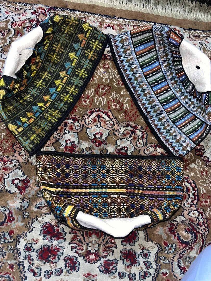 Handwoven African Cap - Traditional Patterned Headwear