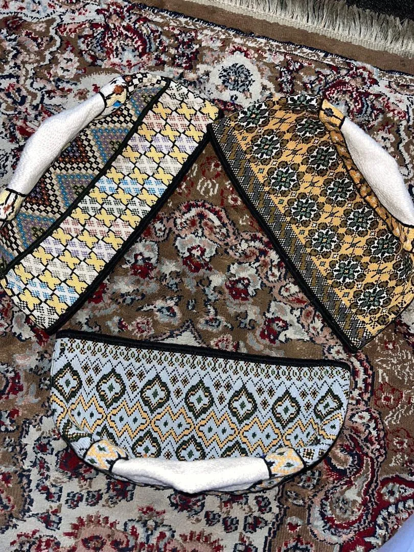 Handwoven Patterned Cap - Traditional African Style