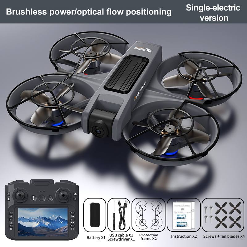 2025 X226 Drone Professional 4K Camera with Screen Remote Control 5G WiFi FPV UAV Brushless Optical Flow Hover RC Quadcopter Toy