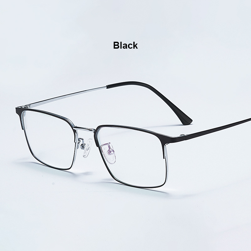 Men Prescription Glasses Optics Lenses  Reading Glasses Women Blue Light Blocking Myopia Eyewear Metal Titanium Eyeglasses Frame