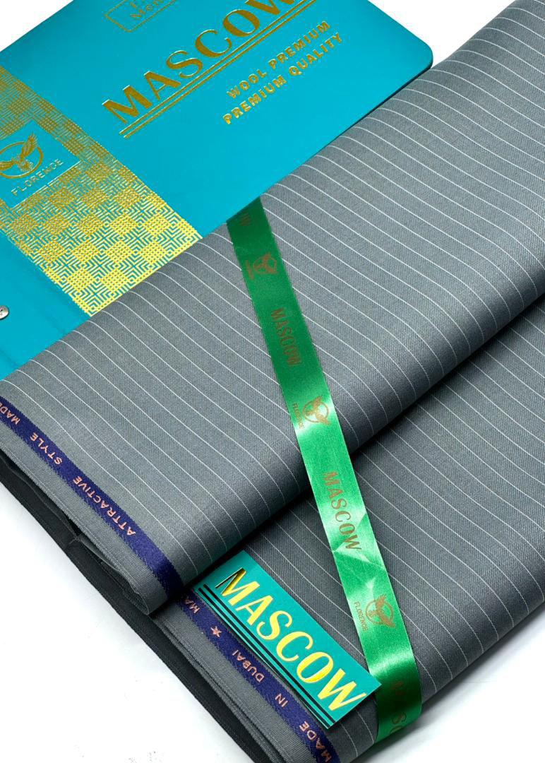 Mascow Stripe Wool Premium Quality Fabric