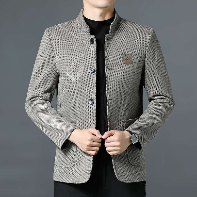 Boutique S-3XL Korean version of the trend of self-cultivation business casual queuing men's formal suit one-piece suit jacket