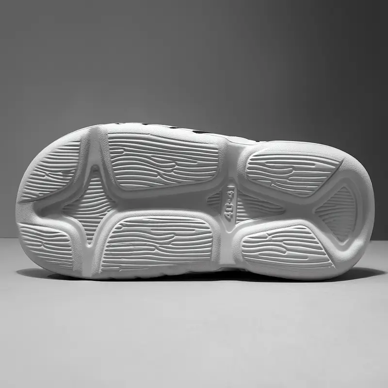 Summer men's EVA massage slippers indoor outdoor hiking beach casual shoes soft bottom comfortable slippers large size 48-49