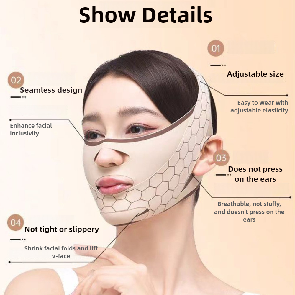 Women Face Slimming Bandage Face Lifting Belt V Line Shaper Chin Cheek Lift Up Strap Anti Wrinkle Facial Beauty Skin Care Tools