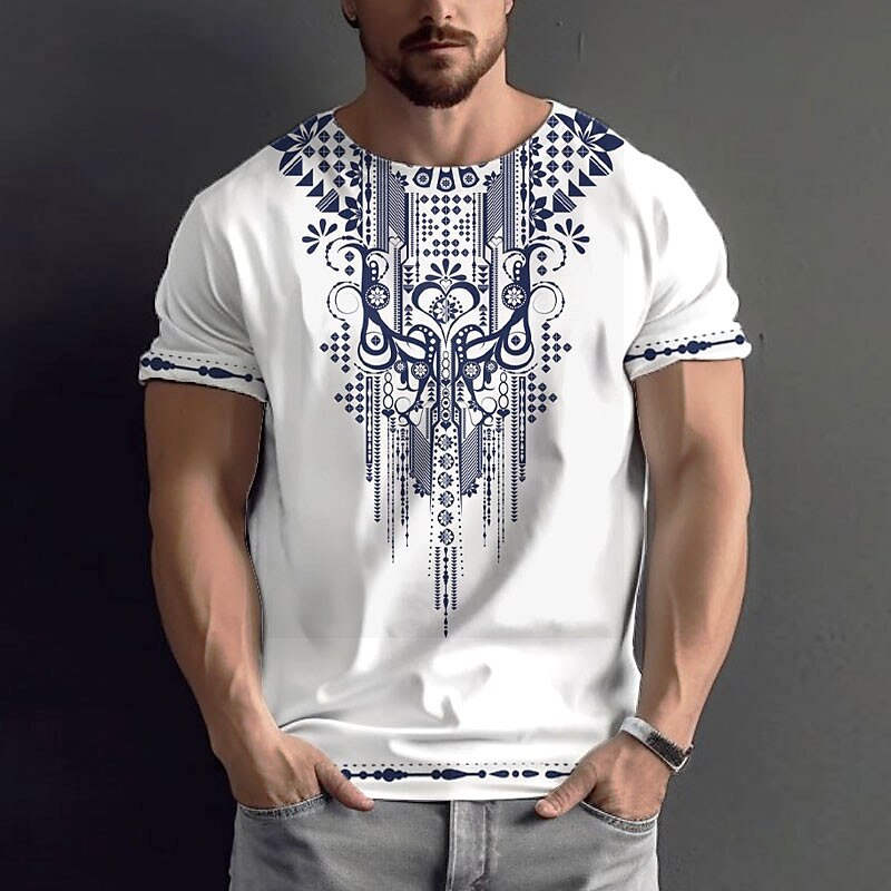 Africa Ethnic T-Shirts African Dashiki 3D Printed Men Women Fashion Streetwear Oversized Short Sleeve T Shirt Tees Tops Clothing