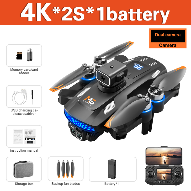 Xiaomi Mijia M6 Drone 4K Professional 8K HD Camera With screen Remote control brushless motor Avoidance Foldable aircraft Toys