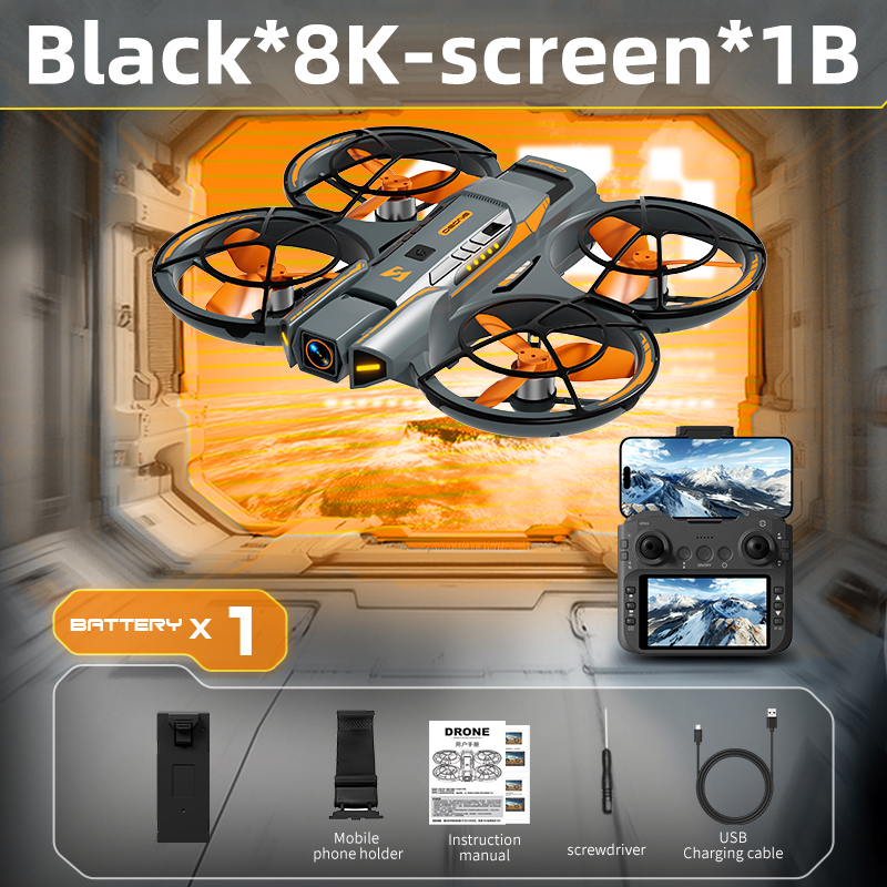 For Xiaomi A21 Pro Drone Professional 8K HD Dual Camera 5G WIFI Brushless Motor 360°  roll Obstacle Avoidance Quadcopter Toy New