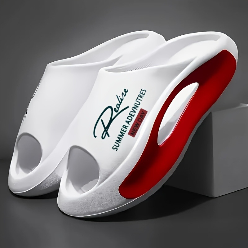 2025 Summer Men's Slippers Fashion Slippers Platform Non-slip Casual Shoes Soft Sole Sandals Couple Slipper EVA Outdoor Slippers