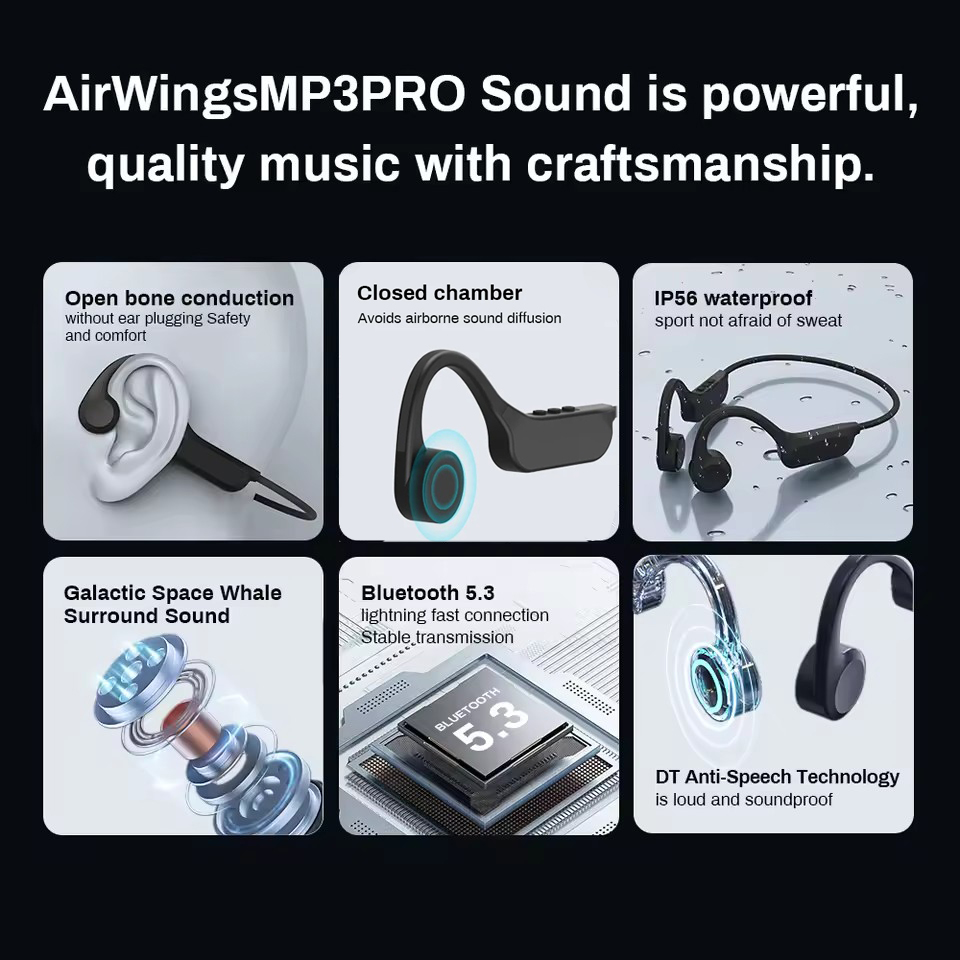 Xiaomi Mijia Ear Hook Bone Conduction Sports Headphone Wireless Earphone Bluetooth 5.4 Headset Hands-free with Mic for Running