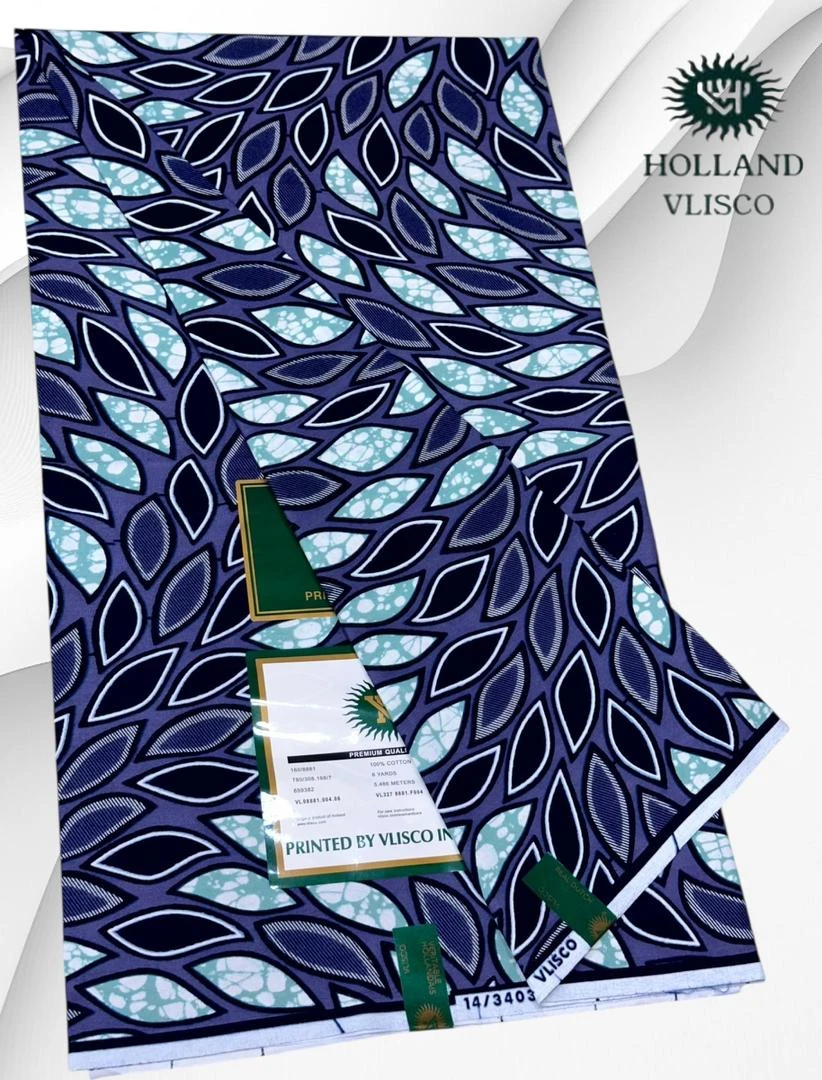 The Ultimate Legend: Authentic Holland Vlisco Veritable Wax Prints – Premium Atamfa Turmi for High-Fashion Dashiki and Traditional African Couture