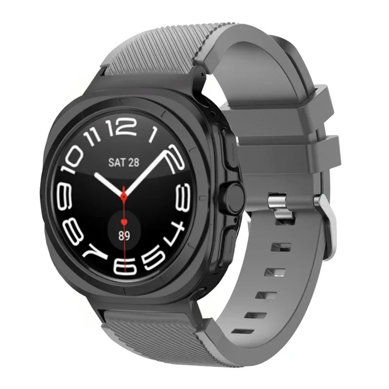 sports soft Silicone Strap For Samsung Galaxy Watch Ultra 2025 47mm breathable band For Samsung Watch 8 40mm 44mm 8 Classic 46mm