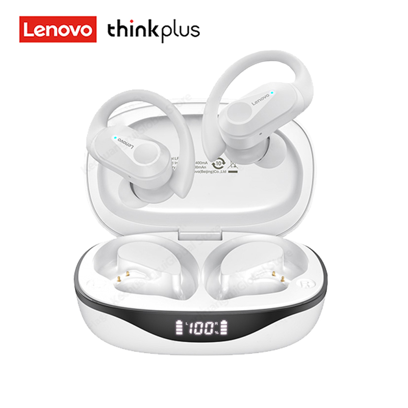 Lenovo LP75 Wireless TWS Sports Bluetooth5.3 Headphones Ear Hook Noise Reduction HiFi Stereo Waterproof Gaming Earphone with Mic