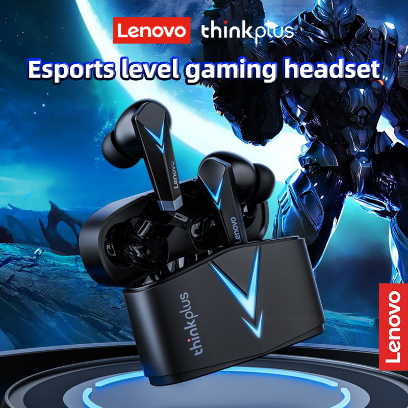 Original Lenovo LP6 TWS Gaming Earbuds Noice Cancelling Wireless Earphone HIFI Music Bluetooth Headphones with Dual Mode Headset