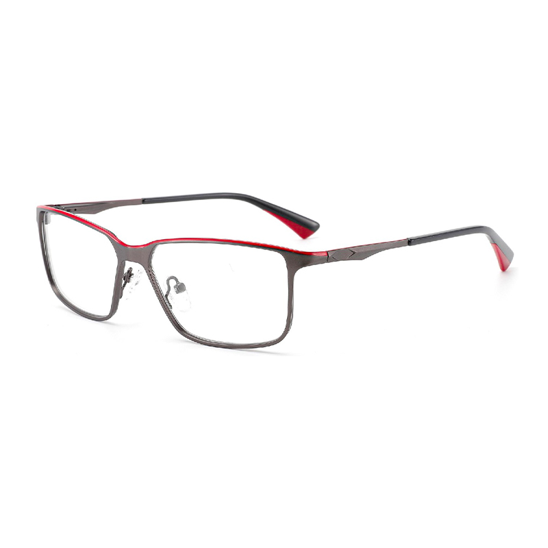 BLUEMOKY Metal Eyebrow Prescription Glasses for Men Stylish Square Photochromic Optical Eyeglasses Progressive Eyewear