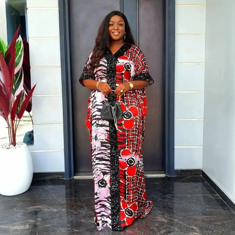 Abayas For Women Dubai Luxury 2025 African Muslim Fashion Dress Caftan Marocain Evening Party Dresses Boubou Robe Djellaba Femme