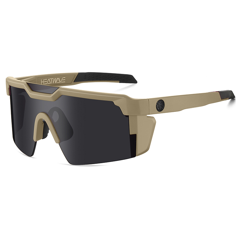 NEW High quality luxury Heat Wave brand sunglasses square Conjoined lens cycling Women men sun glasses UV400