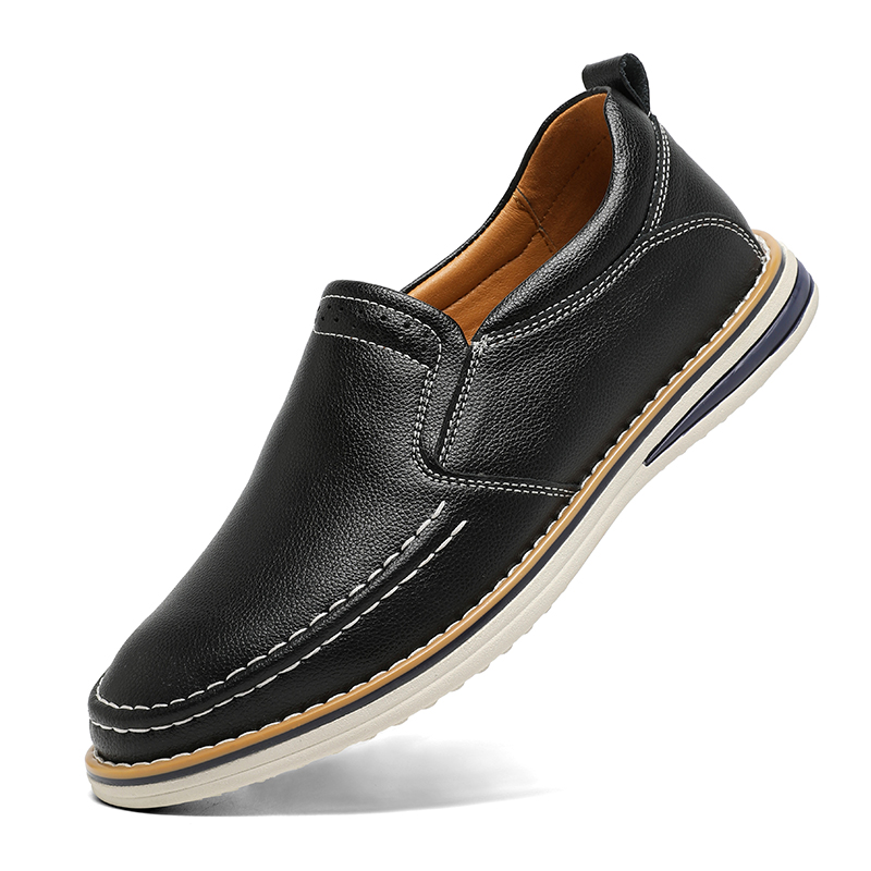 High Quality Men Casual Shoes Genuine Leather Men's Shoes Comfortable Flats Driving Shoes Outdoor Men Loafers Large Size 38-46