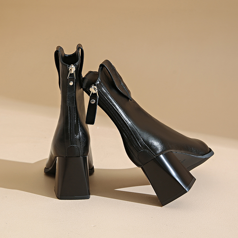 Shoes Spring Autumn Winter 2025 New Women's Boots High Heels Pointed Boots Short Boots