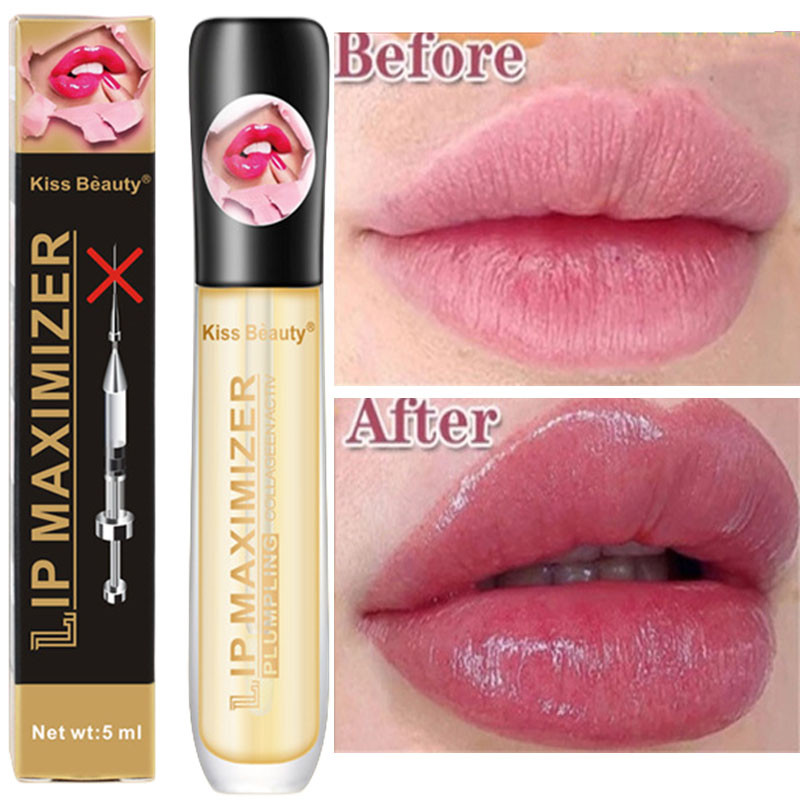 2-10Pcs Vitamin E Instant Volumising Lips Plumper Serum Sexy Long Lasting Lip Augmenation Reduce Fine Lines Moisturizing Lip Oil