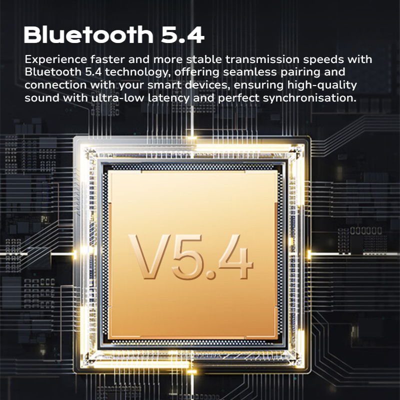 Sansui -52dB ANC Ture Wireless Earphones 6 Mic HD Calls Bluetooth 5.4 Headphone Active Noise Cancelling TWS Bluetooth Earbuds