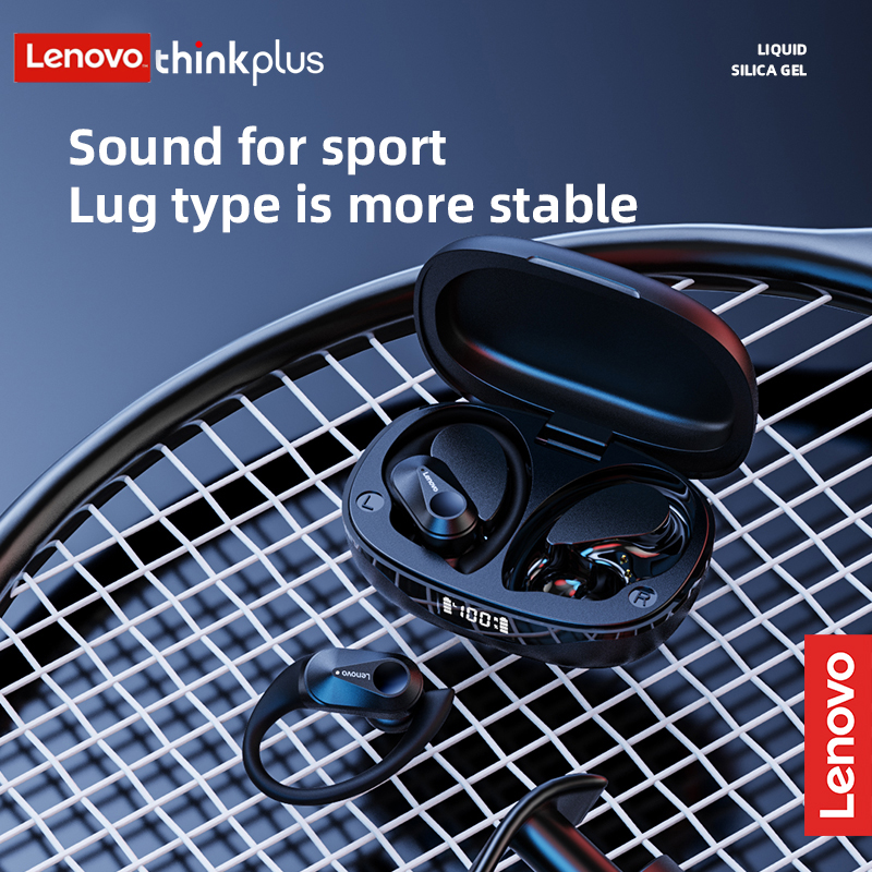 Lenovo LP75 Ture Wireless Headphones TWS Bluetooth 5.3 Noise Reduction Sports Ear Hook HiFi Stereo Waterproof Gaming Earphones