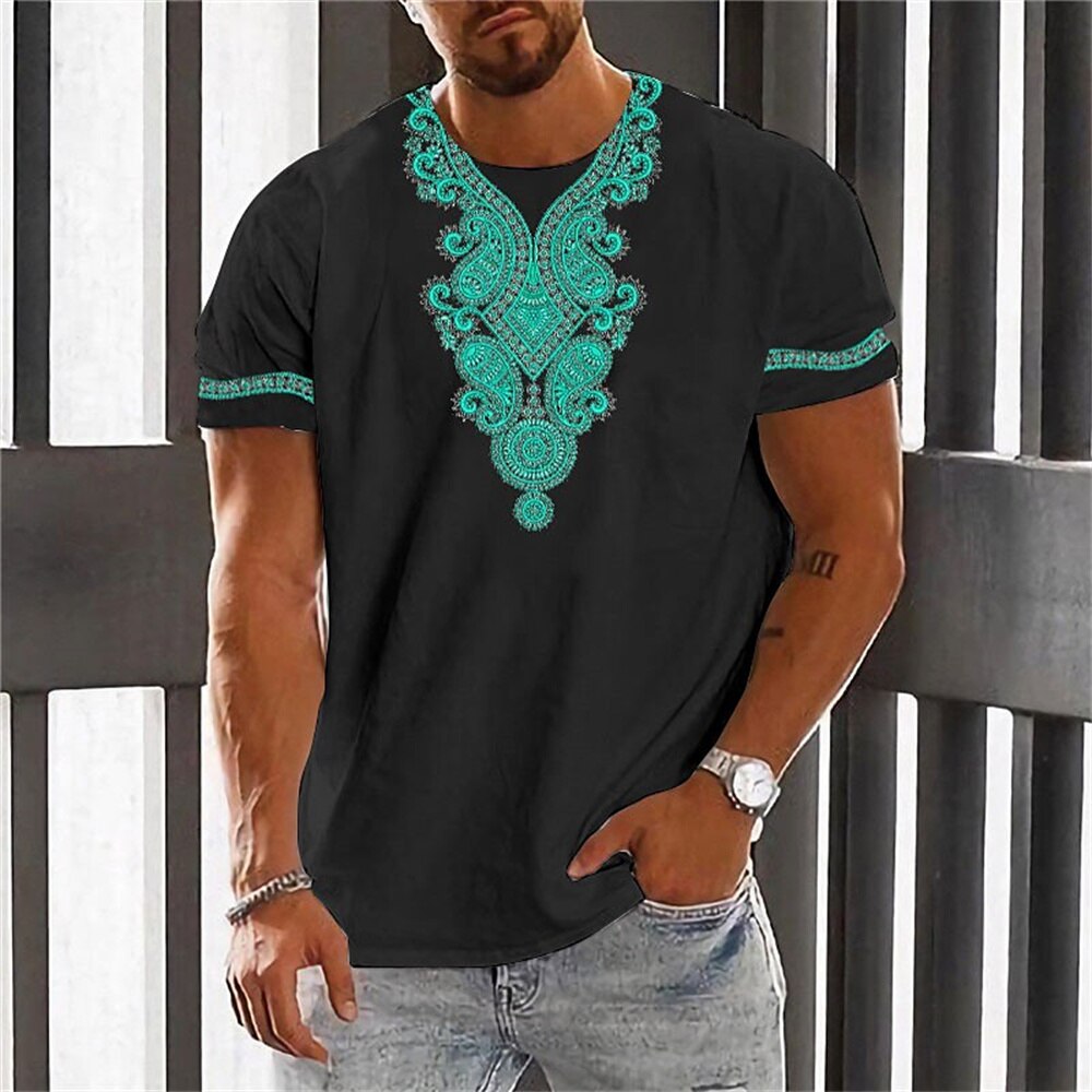 Africa Ethnic T-Shirts African Dashiki 3D Printed Men Women Fashion Streetwear Oversized Short Sleeve T Shirt Tees Tops Clothing