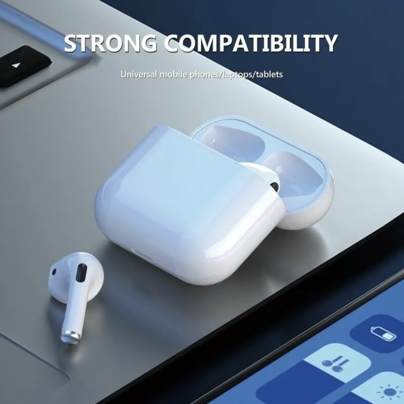 Pro 4 TWS Wireless Headphones Earphone Bluetooth-compatible 5.0 Waterproof Headset with Mic for Xiaomi iPhone Pro4 Earbuds