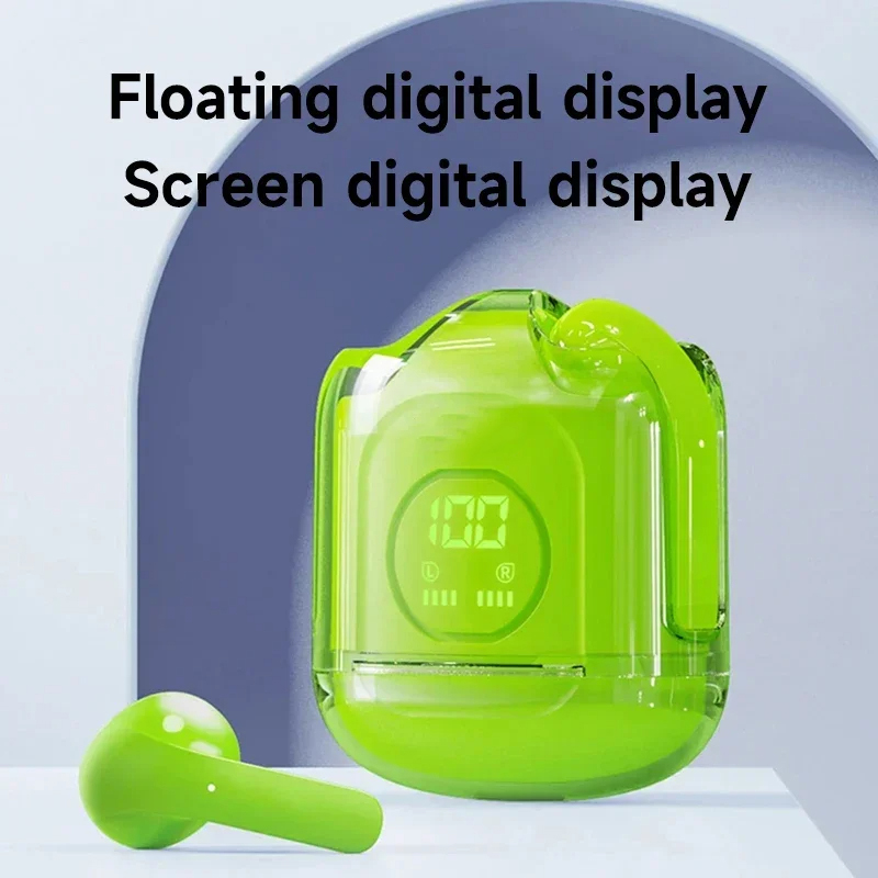 XT65 TWS Wireless Earphone Touch Control Noise Reduction Bluetooth5.3 Headphone Bass Long Standby Earbud With Mic forAndroid IOS