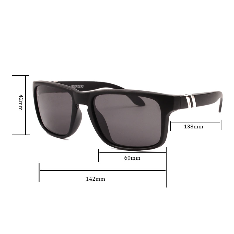 blender square women men Sunglasses Men Polarized UV  Eyewear Vintage Fashion Square Men's Sun Glasses B8801